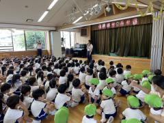 もうすぐ夏休みですね！！夏休みのお話しっかり聞けていました！😊