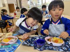 今日はお楽しみメニューでした♪美味しかったね♡