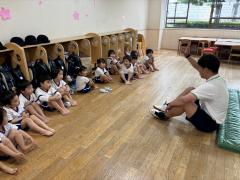 今日から年少組ラックが始まりました！