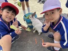☆年長組☆エサが狙われてるぅ〜！