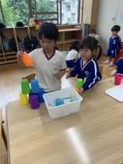 ✴︎ホームクラス✴︎積み上げるの上手だね🥤