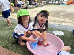 最年少組さんでは最近洗濯ごっこをして遊んでいます🧺
