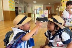何がいるかな？👀2人で見ていて可愛かったです🩷