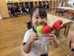 「みてみて〜」と持ってきてくれました😆
